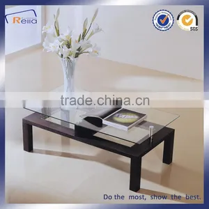 Hot Selling Clear Glass Coffee Table Tea Table thumbnail-1