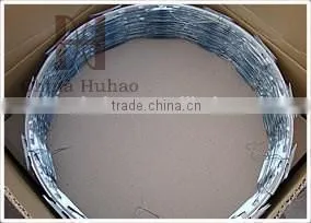 Electro Galvanized Razor Barbed Wire thumbnail-1