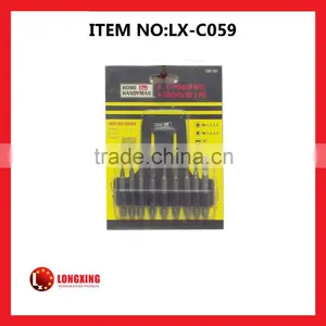 Factory Supply Best Selling Promotion 9 Pcs Bits Set thumbnail-1