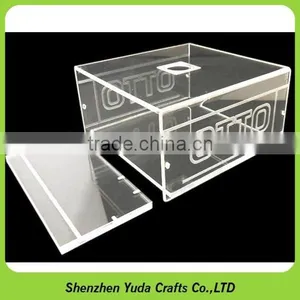 Engraved Plexiglass Block CNC Router Acrylic Custom Finished Clear Acrylic Prototype Parts thumbnail-2