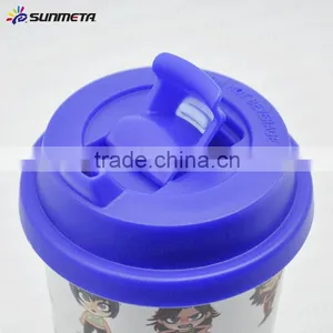 Sunmeta Hot Sale Personalize Blank Sublimation Straight Cup, Plastic Cup thumbnail-2