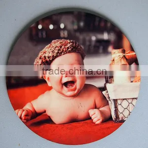 Round Sublimation Hardboard Fridge Magnet thumbnail-1