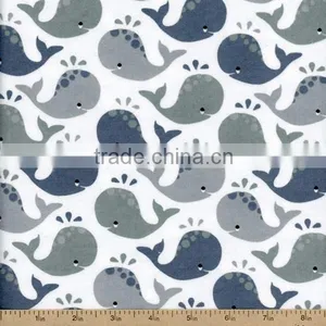 Printed Flannel Fabric, Flannel Fabric for Baby, 20s*10s 40*42 100% Cotton Flannel, One Side Flannel for Baby Sleeping Bag thumbnail-2