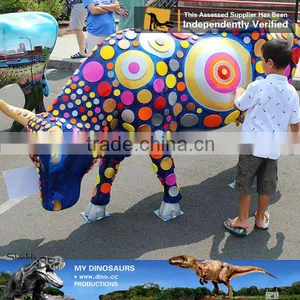 My Dino-C041 Brand New Attractive Animal Sculpture Model Cow thumbnail-1
