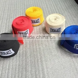 Width 5cm Length 3M 100% Cotton Bandage Strap Boxing Gloves Sanda Muaythai Bandage MMA thumbnail-2