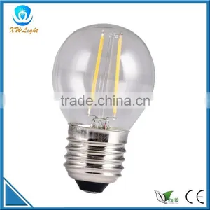 Clear Glass 2w E27 Filament Led Bulb G45 thumbnail-1
