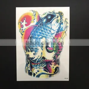 WX- 017 Cute Cartoon Fish Body Tattoo Sticker/ Decorative Fake Tattoo Stikcer thumbnail-4
