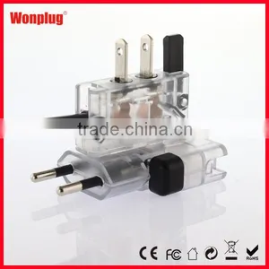 Hot Selling Worldwide Moblie Phone Used Travel Adapter for Warsaw With Schuko Plug thumbnail-3
