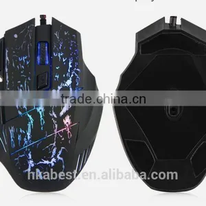 LED Lighting DPI 3D 7 Buttons Computer Notebook Gaming USB Wire Game Mouse thumbnail-4