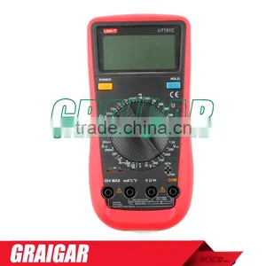 UNI-T UT151C Modern Digital Multimeter LCD Handheld Mini Multipurpose Meter ac dc Volt Amp Ohm Capacitance Tester thumbnail-1