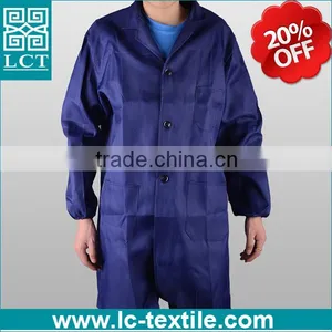 Wholesale Bulk Cheap Polyester Cotton Blue Dust-Proof Mens Workwear for Supermarket thumbnail-1