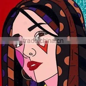 Cartoon Girl Oil Painting thumbnail-1