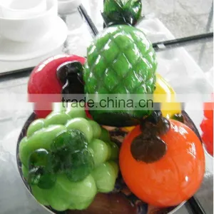 Small Garden Ornaments Wholesale Glass Fruit for Festival Show thumbnail-1