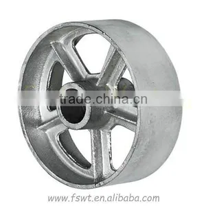 Heavy Duty All Iron High Temperature Silverly Iron Bed Wheel thumbnail-1
