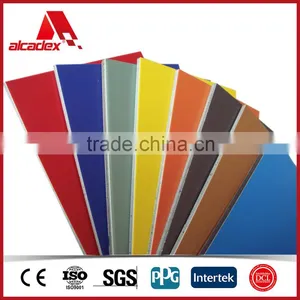 Exterior Wall Cladding Plastic Aluminium Composite Pane thumbnail-1