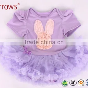 2016 Baby Girls Dress Cute Short Sleeve Spring Sport Princess Style Party Clothing thumbnail-1