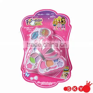 2014 Hot Kids Eyeshadow Cosmetics Plastic Toy Makeup Set thumbnail-1