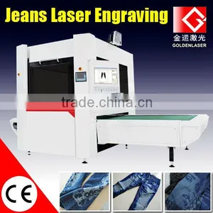 Laser Washing Jeans Denim / Automatic Jeans Processing Machinery thumbnail-1