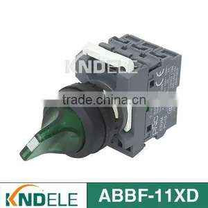 Illuminated Rotary 3 Position Switch Silver Contacts ABBF-11XD thumbnail-1