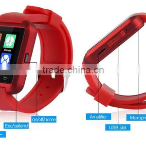 2016 Factory Cheapest Android 4.4 Smart Watch u8 thumbnail-1