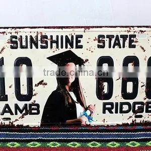 Wonderful Antique Number License Plate thumbnail-1