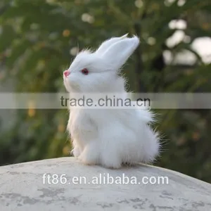 Faux White Rabbit Make Fur Life Size Animal Replica Easter Bunny thumbnail-3