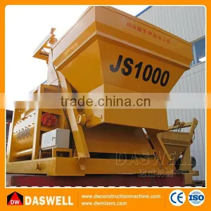 JS1000 Twin Shaft Concrete Mixer With Lift thumbnail-1