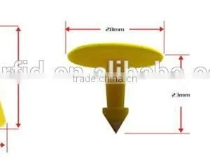 Animal Plastic Ear Tag/ RFID Animal Ear Tag for Livestock thumbnail-3