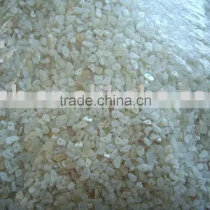 Natural Crushed White Mother of Pearl Shell Fragment thumbnail-1