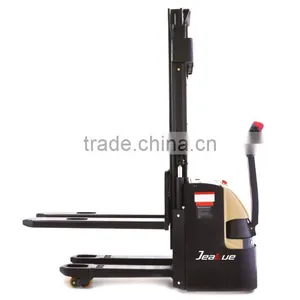 One Mast Double Lifting Electric Stacker Forklift thumbnail-3