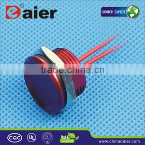 Daier 16mm Stainless Steel Waterproof Piezo Switch thumbnail-1