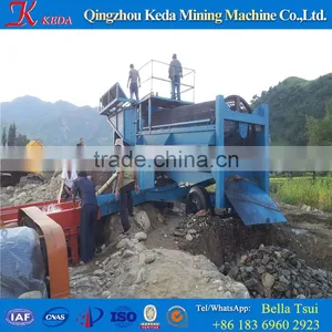 Gold Trommel Washing Machine/placer Mining Equipment/rotary Scrubber thumbnail-6