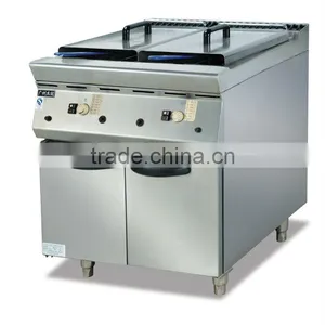Two Tank Two Basket Stainless Steel Gas Deep Fryer With Cabinet GF-785 thumbnail-1