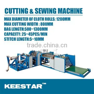 Keestar PP Woven Bag Automatic Cutting and Sewing Machine, Non Woven Bag Cutting and Sewing Machine thumbnail-1