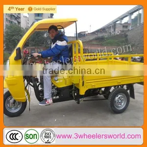 China Used Cargo Bike /three Wheel Motorcycle for Sale/ Cargo Tricycle With Cabin thumbnail-1