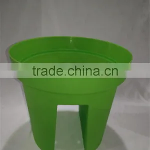 Self Watering Round Planter Box for Outdoor Highway Landscaping thumbnail-3