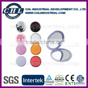 Round Shape Multicolor Cosmetic Mirror thumbnail-4