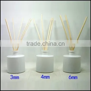 Luxury Aroma Reed Diffuser White Frosted Glass Bottle With Rattan Reed Stick thumbnail-1