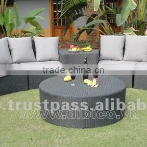 Rattan Half Round Sofa Set thumbnail-1