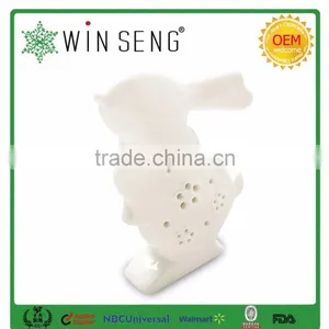 Lovely White Rabbit Ceramic Animal Figurines thumbnail-1