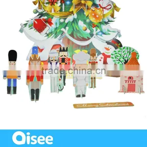 Intersted Nice Models Paper Puzzle Toy Merry Christmas thumbnail-1