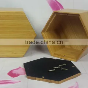 Good Quality Best-selling Bamboo Diamond Shape Human Urn thumbnail-3