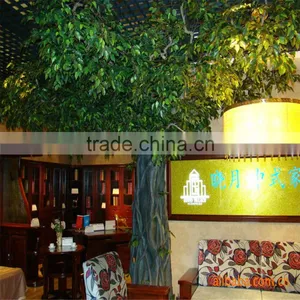 LXY081000 Factory Cheap Artificial Banyan Trees Plastic Ficus Bonsai Tree for Sale thumbnail-2