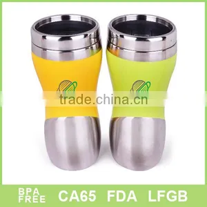 Curving,beauiful ,big Mouth Stainlsss Steel Water Bottle,800ml thumbnail-1