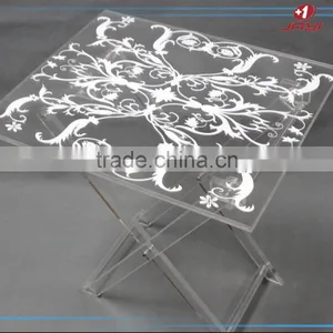 Wholesale Custom Handmade Acrylic Folding Coffee Table thumbnail-4