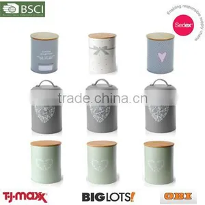 Set of 3 Vintage Tea Coffee Sugar Kitchen Storage Jar thumbnail-1