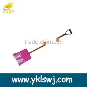 PINK PLASTIC SNOW SHOVEL thumbnail-1