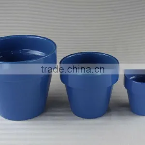 4 Inch Ceramic Small Flower Pot With Colors thumbnail-3