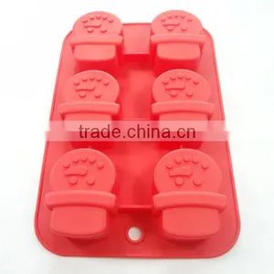 Snowman Baking Mold | Silicone Muffin Pan | Silicone Cake Moulds thumbnail-1