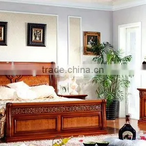2013 Year Lastest Design Wooden Classical European Bedroom Furniture thumbnail-1